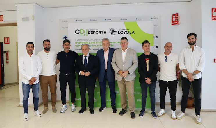 El periódico digital Córdobadeporte conmemora los históricos ascensos del Córdoba CF en la Universidad Loyola